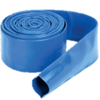 MANGUERA PLANA AZUL 4" x 30mts