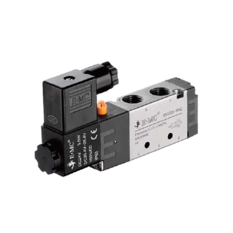 Electroválvula 5/2 una bobina, tamaño 1, 110 VAC puertos 1/8'' BSP