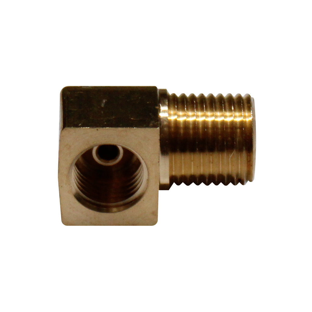 CONECTOR ABOCINADO INVERTIDO CODO MACHO A 90° 1/8-1/8