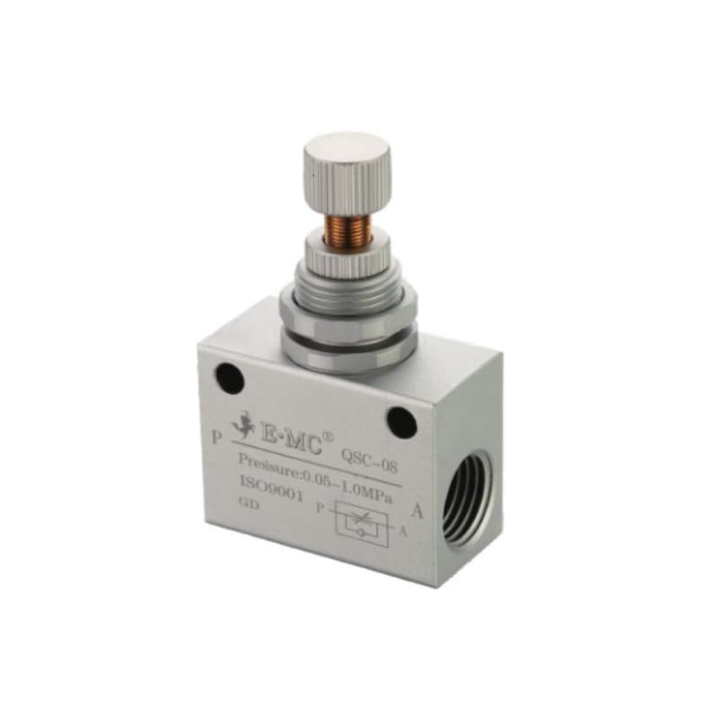 Válvula de extrangulacion antirretorno QSC06, puertos 1/8" BSP