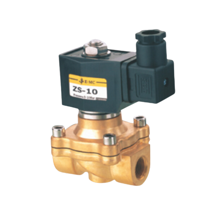 Válvula Solenoide orificio 10mm, Acero inox SS316, sellos NBR, DC24V puertos 3/8" BSP