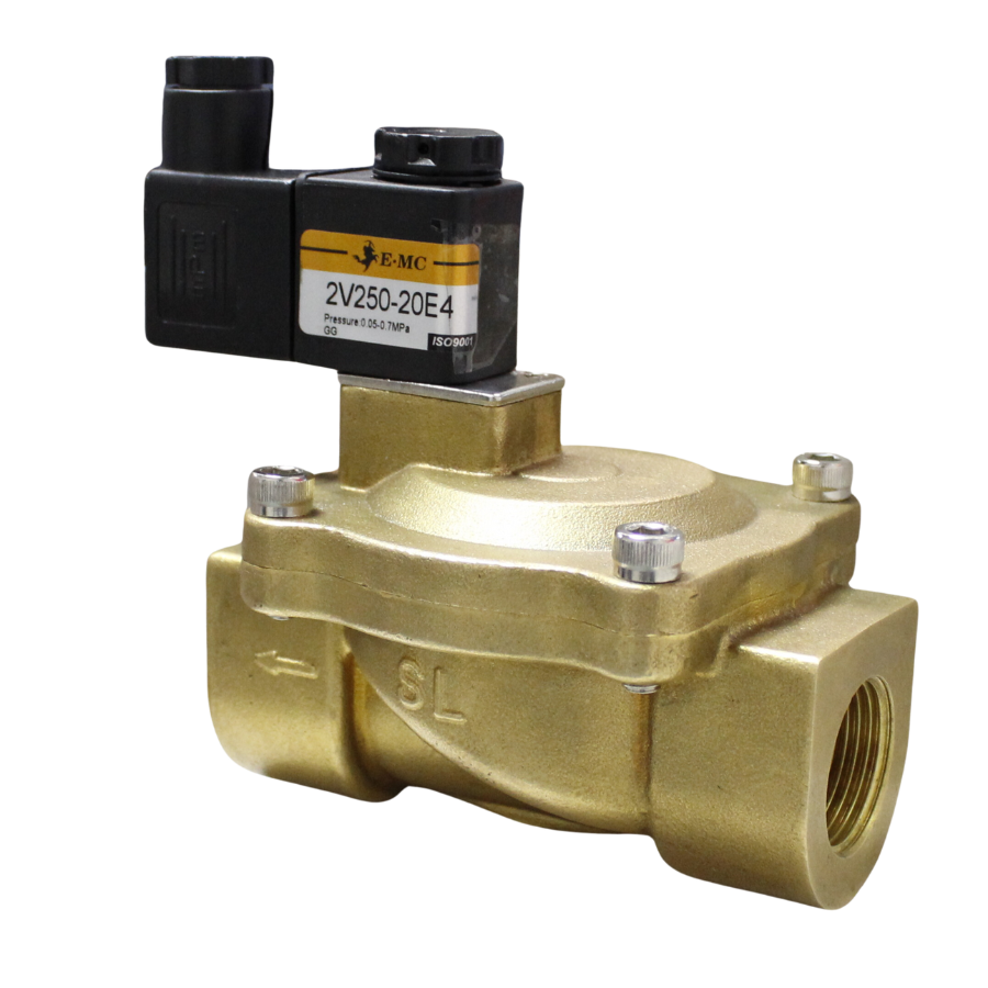 Válvula Solenoide 2/2 puertos 3/4" BSP, 24VCD