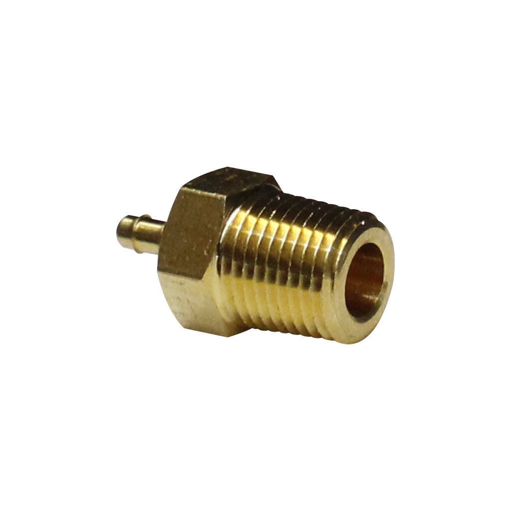 CONECTOR MACHO PARA TUBING PLASTICO 1/4 x 1/16