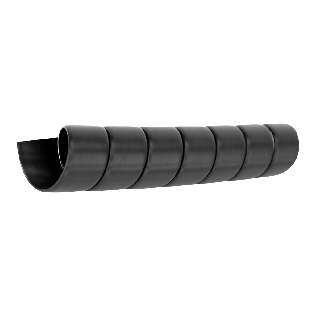 GUARDA PLÁSTICA EN ESPIRAL PARA MANGUERA O.D. 115-127 mm 20 mts. NEGRO