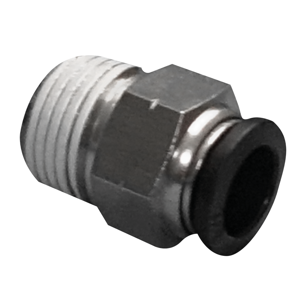 Conector Rápido recto cuerda macho NPT de 1/8 diámetro manguera 1/4"