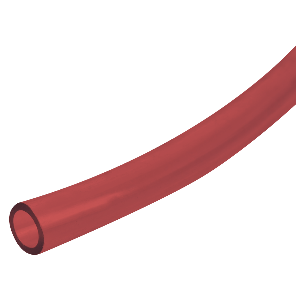 TUBING PU 10 X 6.5 MM ROJO SOLIDO