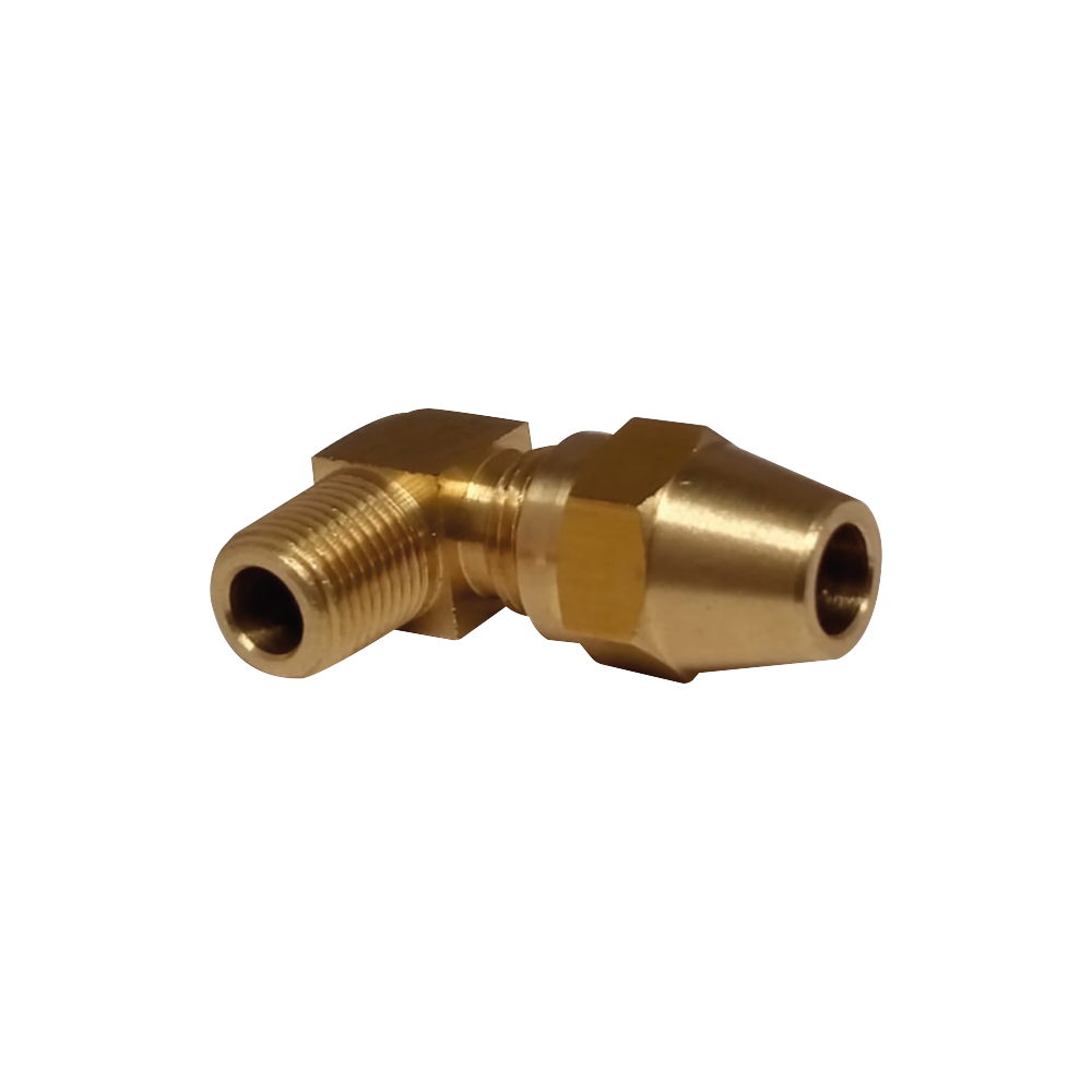 Codo a 90° Macho NPT 1/4  3/8