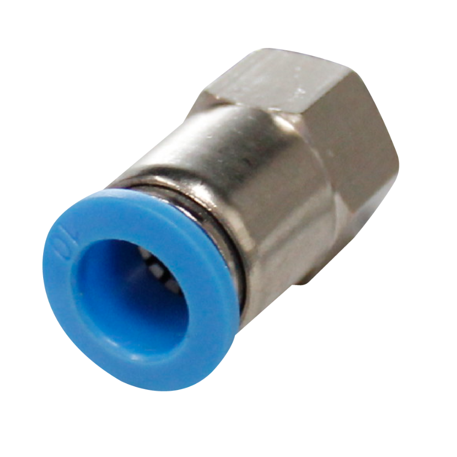 Conector Rápido recto cuerda PT hembra de 1/8 diámetro de manguera 10 MM