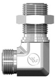 [FS-2701-MH-10-10] Codo Unión a 90° Pasamuros Cara Plana *llave milimetrica*