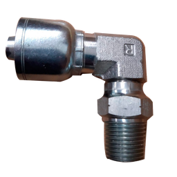 [T2340N-0404] MACHO NPT A 90° GIRATORIO P/2 TRENZAS