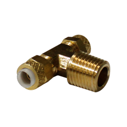 [R-272P-04-02] TEE UNION POLYFIT CON MACHO NPT AL CENTRO 1/4*1/8