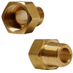 [R-48W-02-02] CONECTOR ABOCINADO INVERTIDO- MACHO  1/8-1/8