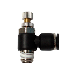 [SC06 1-4] Regulador caudal manguera 6 MM cuerda 1/4" BSP